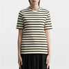 Jil Sander Logo Patch Stripe Women's Short Sleeve T-Shirt 160627851 [P]