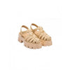 Prada Monolith Crochet Cage Sandals 162108501 [P]