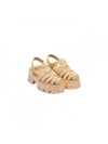 Prada Monolith Crochet Cage Sandals 162108501 [P]