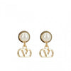 Valentino V Logo Signature Pearl Earring 162107724 [P]