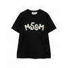 MSGM Racing Logo Kurzarm T-Shirt 4041MDM110D 267002 99 162109249 [P]
