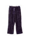 Needles String Easy Pants Argyle Fringe Purple 162109181 [P]