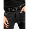 Diesel Oval D Buckle Leather Belt 160628652 [P]