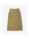 ENGINEERED GARMENTS Sailor Skirt C Khaki Nyco Twill 160628550 [P]
