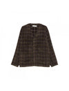 Our Legacy Cardigan Dorf Check Hairy Wool M4256CD 162108950 [P]