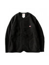 Danton Logo Patch Fleece Jacket JD8911 Black 160629514 [P]