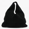 THE ROW Kleine Bindle-Tasche aus Wildleder in Schwarz/Zitronen 162108241 [P]