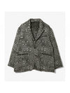 ENGINEERED GARMENTS Knit Leisure Jacket Pattern Block 25F1B042 RV088 PC001 160628611 [P]