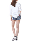 DSQUARED2 Distressed Denim-Shorts mit natürlichem Schnitt/72MU0341 150689930 [P]