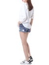 DSQUARED2 Distressed Denim-Shorts mit natürlichem Schnitt/72MU0341 150689930 [P]