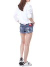 DSQUARED2 Distressed Denim-Shorts mit natürlichem Schnitt/72MU0341 150689930 [P]