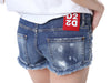 DSQUARED2 Distressed Denim-Shorts mit natürlichem Schnitt/72MU0341 150689930 [P]