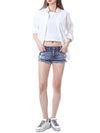 DSQUARED2 Distressed Denim-Shorts mit natürlichem Schnitt/72MU0341 150689930 [P]