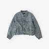 Balenciaga Upside Down Oversized Denim Jacket 160629889 [P]