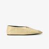 JIL SANDER Spitz zulaufende Stitched Ballerina Flachschuhe 160627867 [P]