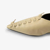 JIL SANDER Spitz zulaufende Stitched Ballerina Flachschuhe 160627867 [P]