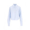 AMI Cotton Cropped Shirt 163208837 [P]