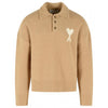 AMI Alpaca Long Sleeve Polo 163208886 [P]