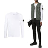 Stone Island Logo Patch Round Neck Men's Knit V0001 7415532B9 116900732 [P]