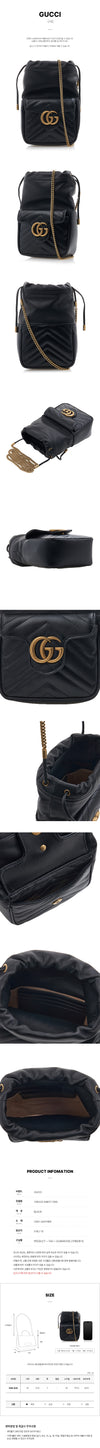 GUCCI Damen GG Marmont Mini Chain Bag 746433 AAB7C 1000 66508516 [P]