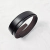 HERMES Reversibel Herrenledergürtel mit H-Schnalle in glänzendem Silber 32 mm 95 Nougat Schokolade H064544CK05 152309747 [P]