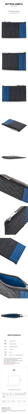 Bottega Veneta Intrecciato Zip Card Case 94696346 [P]