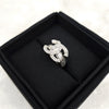 CHANEL CCロゴクリスタルリング 11号 7939 163157808 [P]