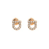 Salvatore Ferragamo Gancini Crystal Earrings 156055370 [P]
