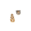 Salvatore Ferragamo Gancini Crystal Earrings 156055370 [P]
