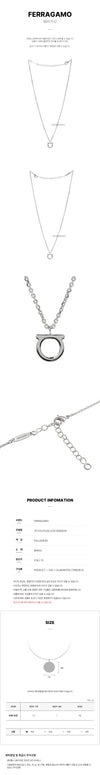 Salvatore Ferragamo Gancini Necklace 152837452 [P]