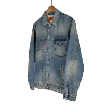 HERON PRESTON CTNMB Patch-Stickerei Oversized Denimjacke blau [HMEA030S19752029] 141874789