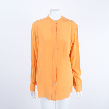 Hermes Silk Long Sleeve Blouse 123808 [P]