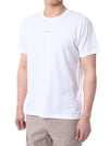 STONE ISLAND Unifarbener Rundhalsshirt mit 3D-Logo-Design/78152NS94 V0001 124511358 [P]