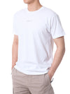 STONE ISLAND Unifarbener Rundhalsshirt mit 3D-Logo-Design/78152NS94 V0001 124511358 [P]