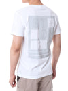 STONE ISLAND Unifarbener Rundhalsshirt mit 3D-Logo-Design/78152NS94 V0001 124511358 [P]