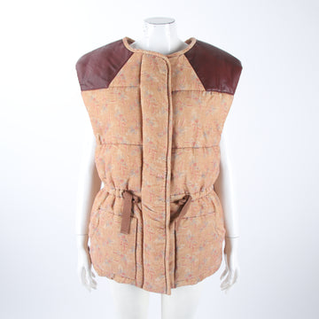 ISABEL MARANT Weste mit Lederbesatz 123789