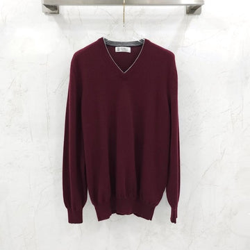 BRUNELLO CUCINELLI Cashmere V-Ausschnitt Pullover 52 7972 163158817 [P]