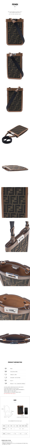 Fendi Peekaboo Pouch Bag 7AS156 AFBV FIHRM 53270085 [P]