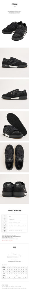 FENDI 7E1688 AQ6I F1R71 FW25 メンズ マッチ スニーカー 153471516 [P]