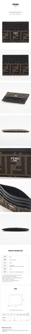 Fendi Jacquard Card Holder 152837396 [P]
