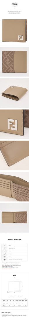 Fendi Square FF Bifold Wallet 152801389 [P]