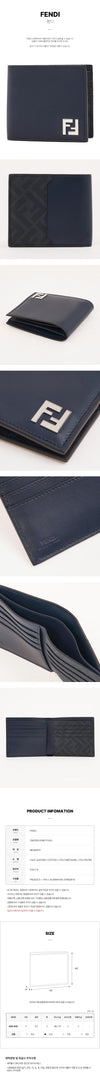 Fendi Square FF Bi-Fold Wallet 160534311 [P]