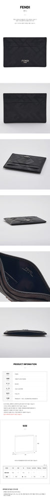 FENDI 7M0371 AJF4 F0GXN FW25 Herren Shadow Slim Kartenetui 147627152 [P]