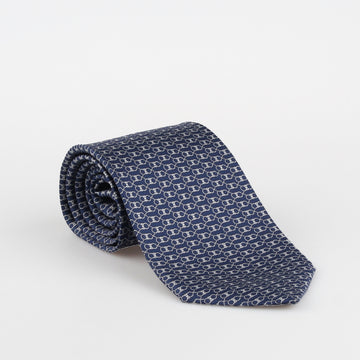 SALVATORE FERRAGAMO Gancini Druck Seidenkrawatte 35 1217 0778567 147444932