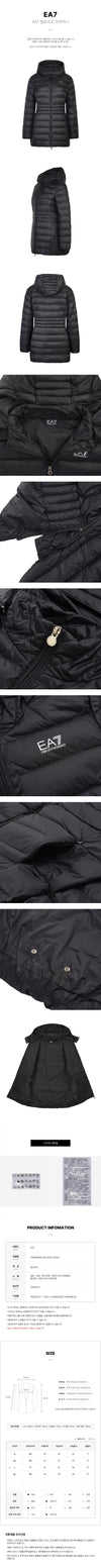 EA7 Women's Hooded Peacoat Padding 161289075 [P]