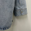AMI Heart Logo Oversized Denim Shirt Jacket Javel Indigo (UJK253 DE0027 448) 123453161 [P]