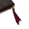 Louis Vuitton Monogram Clemence Zippy Long Wallet Fuchsia M60742 159344901 [P]