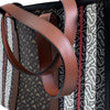 BURBERRY Monogram TB Streifen Leder Canvas Tote Tasche Shopper Tasche Braun 158123485 [P]