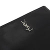 SAINT LAURENT Monogram Leder Tablet Halter Tasche Clutch Schwarz mit Silber 161835394 [P]