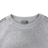 Dior Men's Oblique Band Insert Jacquard Knit Sweater Light Grey 159082135 [P]